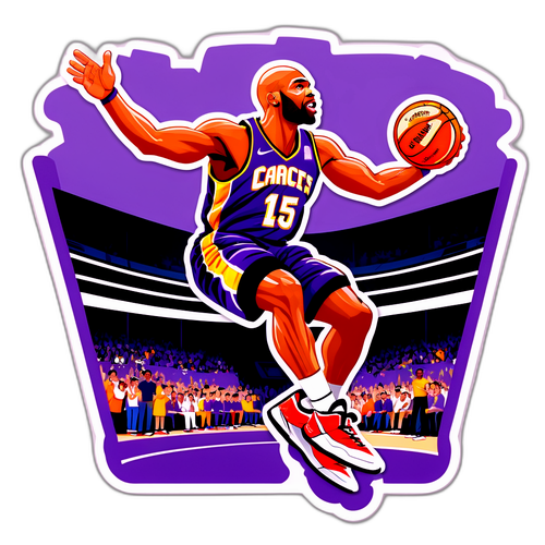 Vince Carter Iconic Dunk Illustration