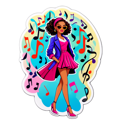 Sticker chic cu Herceg Erika