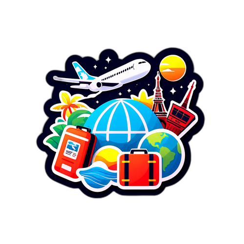 Adesivo de Viagem
