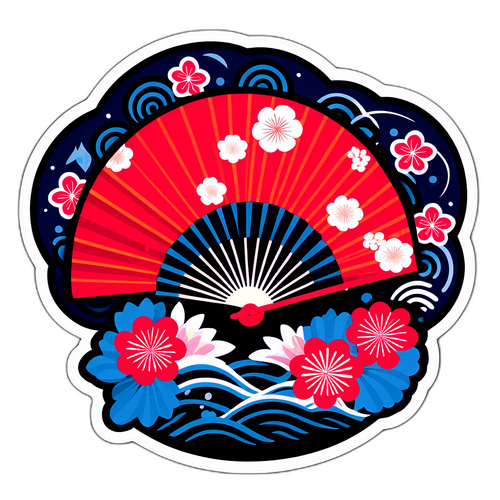 日本の美を表現した扇子デザイン