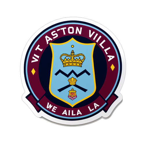 Nhãn dán Aston Villa - Chúng tôi là Aston Villa