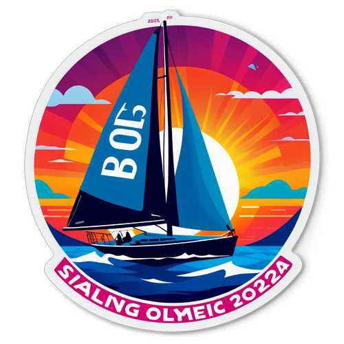 Huwag Palampasin: Ang Makulay na Sticker para sa Sailing Olympics 2024!