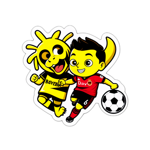 Stiker Mesra Bayer 04 Leverkusen vs Borussia Dortmund