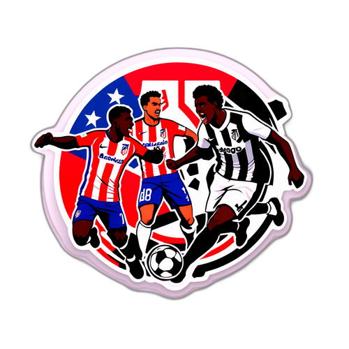 Sticker van de wedstrijd Atlético Madrid vs. Botafogo