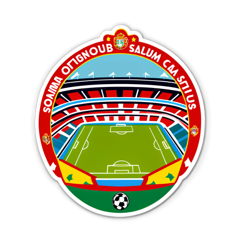 Fotbollsmatch i en berömd portugisisk arena