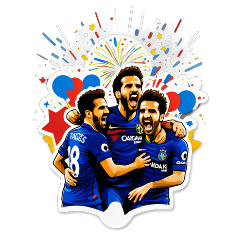 Fabregas e festeggiamenti