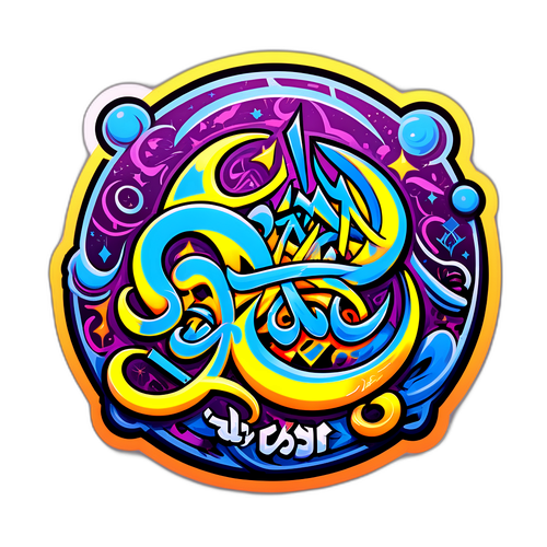 Наліпка в стилі графіті, присвячена Аль-Наср