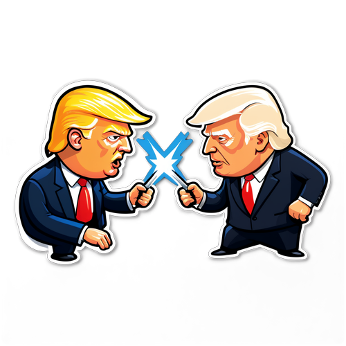 Politisches Duell: Trump vs. Harris