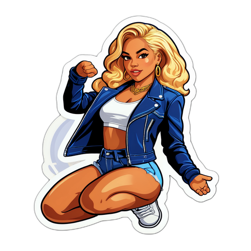 Karol G İkonik Poz Stickerı
