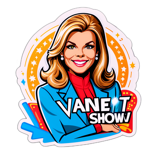 Elegant Game Show Icon Sticker