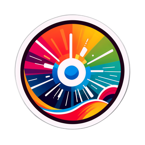 혁신적인 기술을 상징하는 한온시스템 로고 스티커