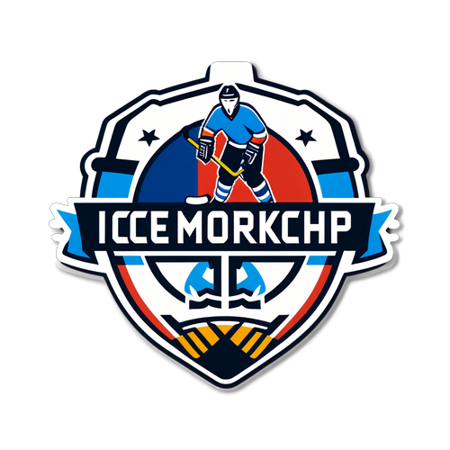 Grafisches Konzept der Eishockey-Weltmeisterschaft