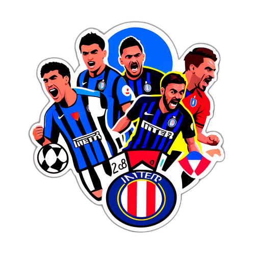 Inter og Bologna Rivalisering Sticker