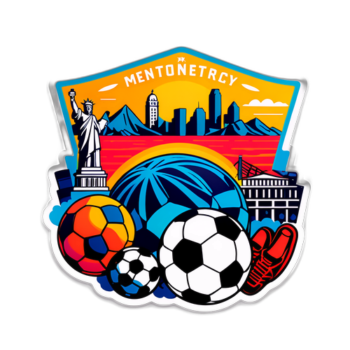 Monterey ve Cincinnati'yi Birleştiren Futbol Sticker'ı