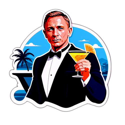 Daniel Craig James Bond - Cocktailli Eleganssissa