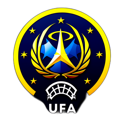 โลโก้ถ่ายทอดสด UEFA Champions League ตกแต่งด้วยสัญลักษณ์การแข่งขัน