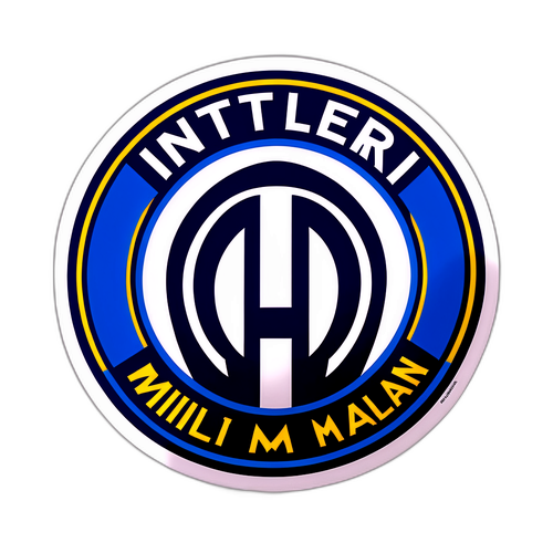 สติกเกอร์โลโก้ทีมฟุตบอลอินเตอร์ มิลาน