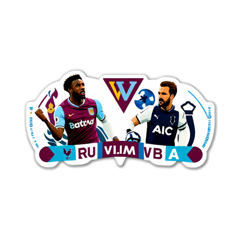 Sticker Aston Villa vs Tottenham