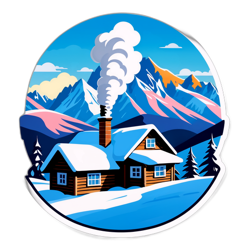 Schöne Winterlandschaft in Österreich