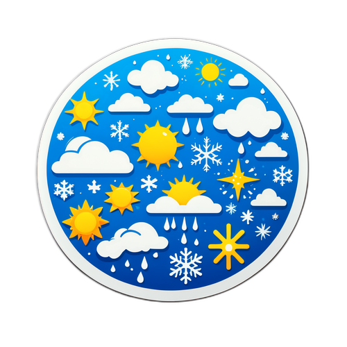 天氣符號貼紙