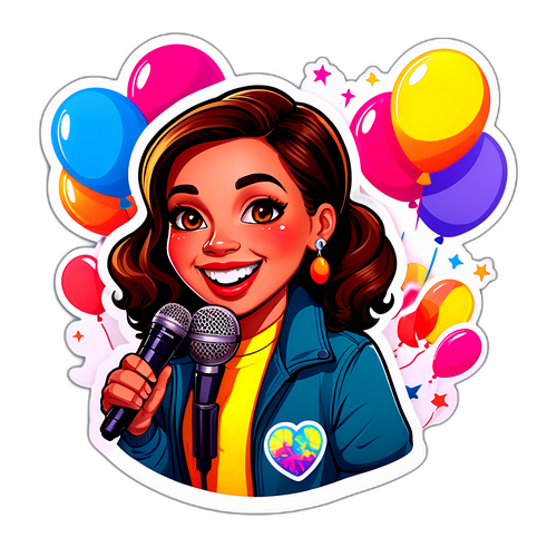 Sticker cu Gina Pistol