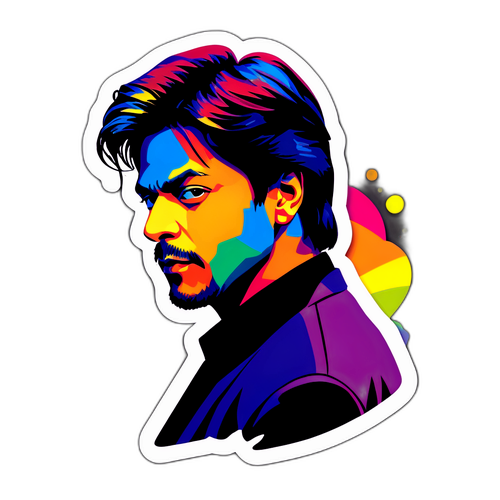 SRK की सिल्हूट स्टिकर