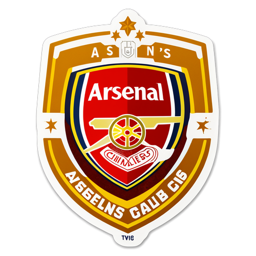 Fahari ya Arsenal: Sticker ya Vintage Itakayo Kufanya Uwe Miongoni mwa Wapenzi wa Soka!