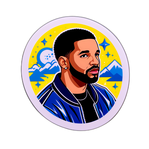 Adhesivo que captura la esencia del talento de Drake Maye