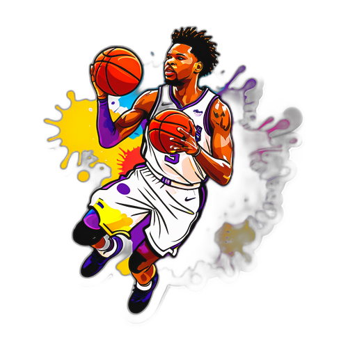 Sticker ng Pagsasagawa ng Basketball ni Ben McLemore