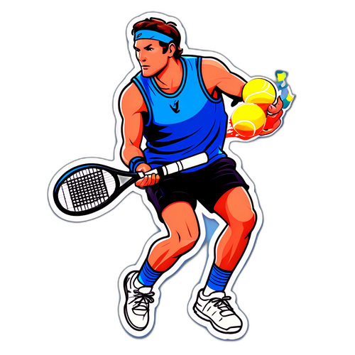 Ben Shelton en un partido de tenis