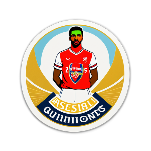 Arsenal Efsanesi: Tarih Dolu Bir Retro Sticker ile Geçmişe Yolculuk!