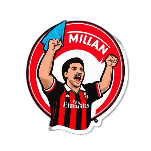 Người hâm mộ nhiệt thành cổ vũ cho AC Milan