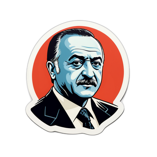 Retro Türk Sinema İkonu Sticker