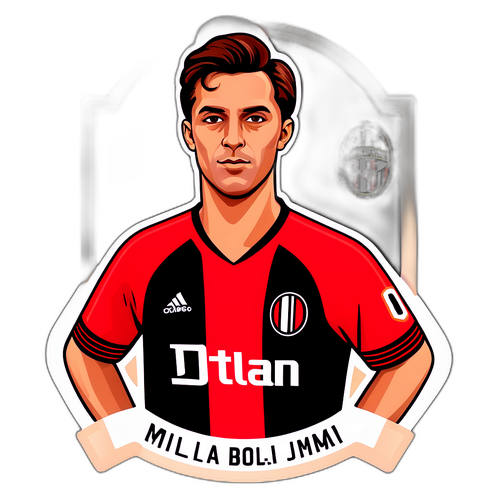 Κεφαλαία με την φανέλα της Μίλαν σε ρετρό στυλ