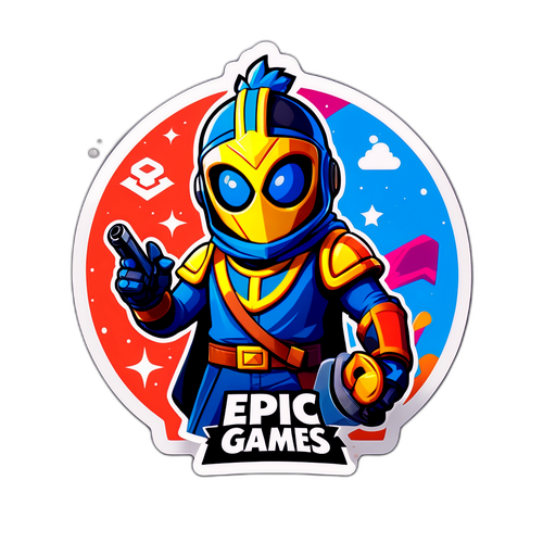 Adesivo Promocional da Epic Games