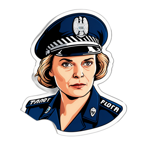 Tatort Sticker mit Maria Furtwängler
