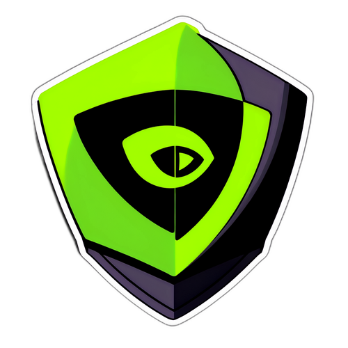 Vibrante Nvidia Logo Sticker