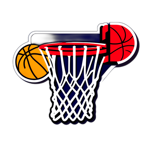 Duke vs Arkansas Basketball Rivalry Sticker