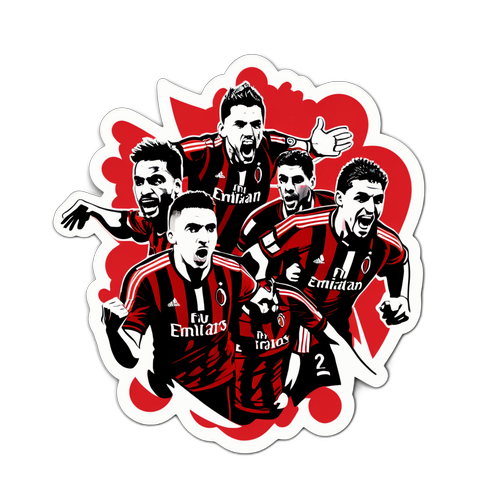 AC 밀란 아이코닉 선수 스티커