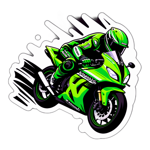 Kawasaki Superbikes på Racinbane