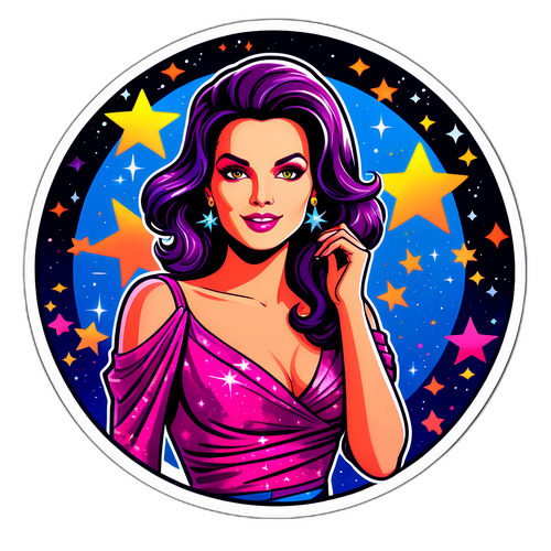 Adesivo Glamour Celestiale