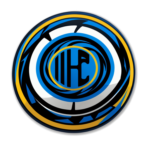 Σύγχρονο αυτοκόλλητο Inter FC