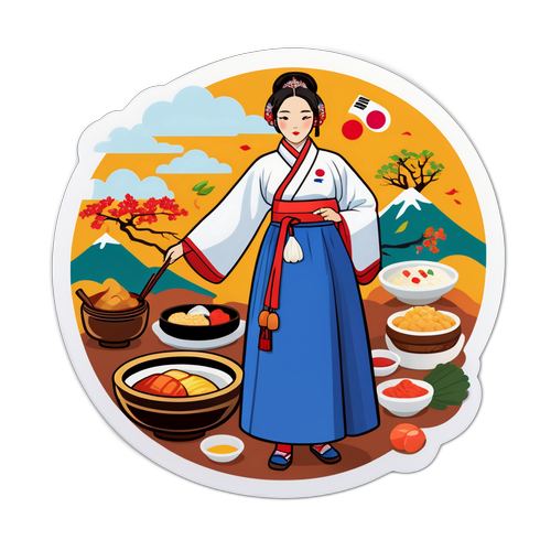 韓國文化主題貼紙