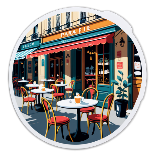 Un café parisien pittoresque