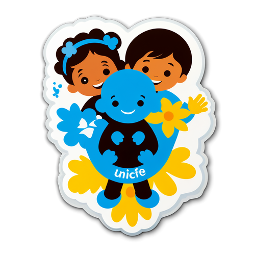 Håb og Beskyttelse: Unicef's Sticker der Fejrer Børn i Silhuet!