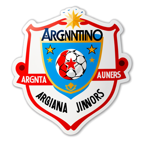 A Paixão do Futebol Argentino em Um Adesivo Imperdível do Argentino Juniors!