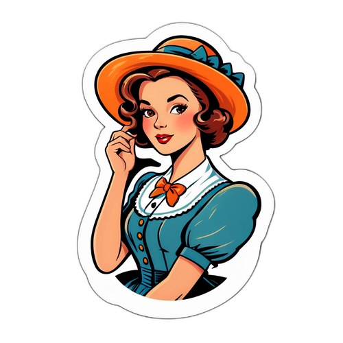 Taideteos nostalgisesta tyylistä