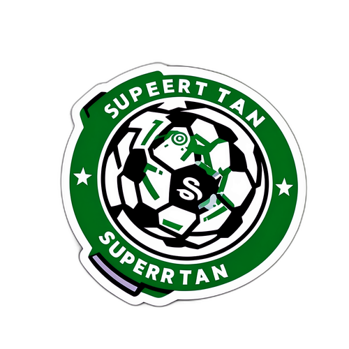 Sticker med fotboll för Superettan