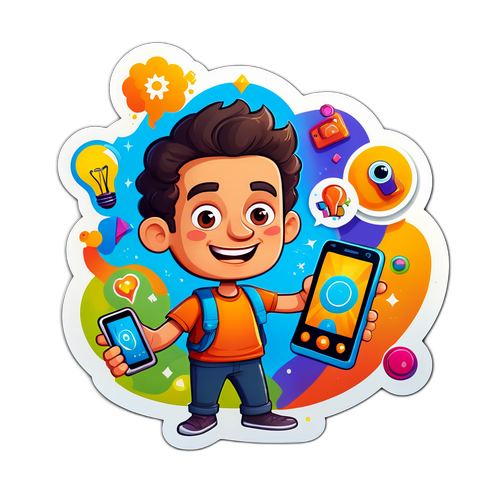 איטמר פליישמן עם גאדג'טים