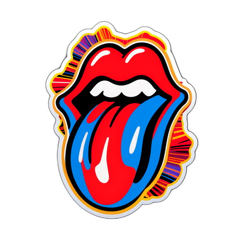 Abstrakcyjny projekt dla The Rolling Stones